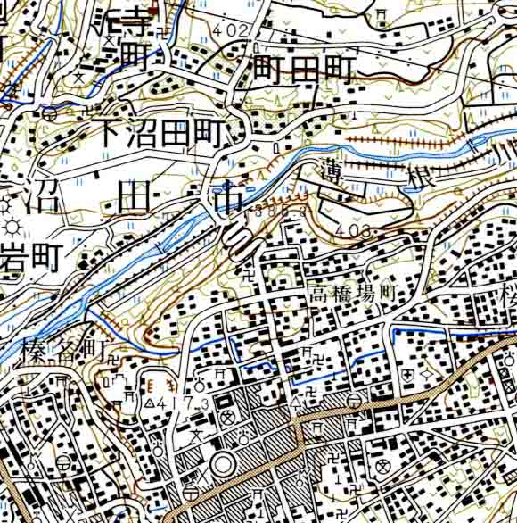 2.5万分の1地形図