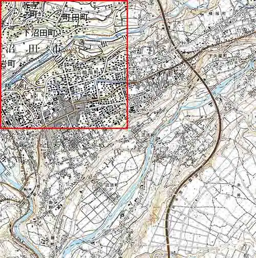 ５万分の１地形図
