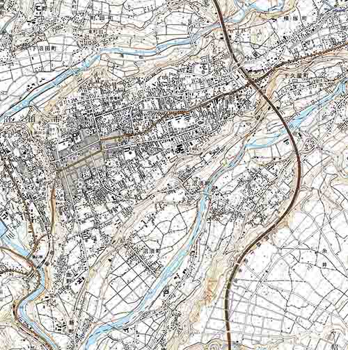 5万分の1地形図
