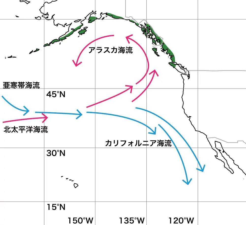 アングロアメリカのCfbの分布