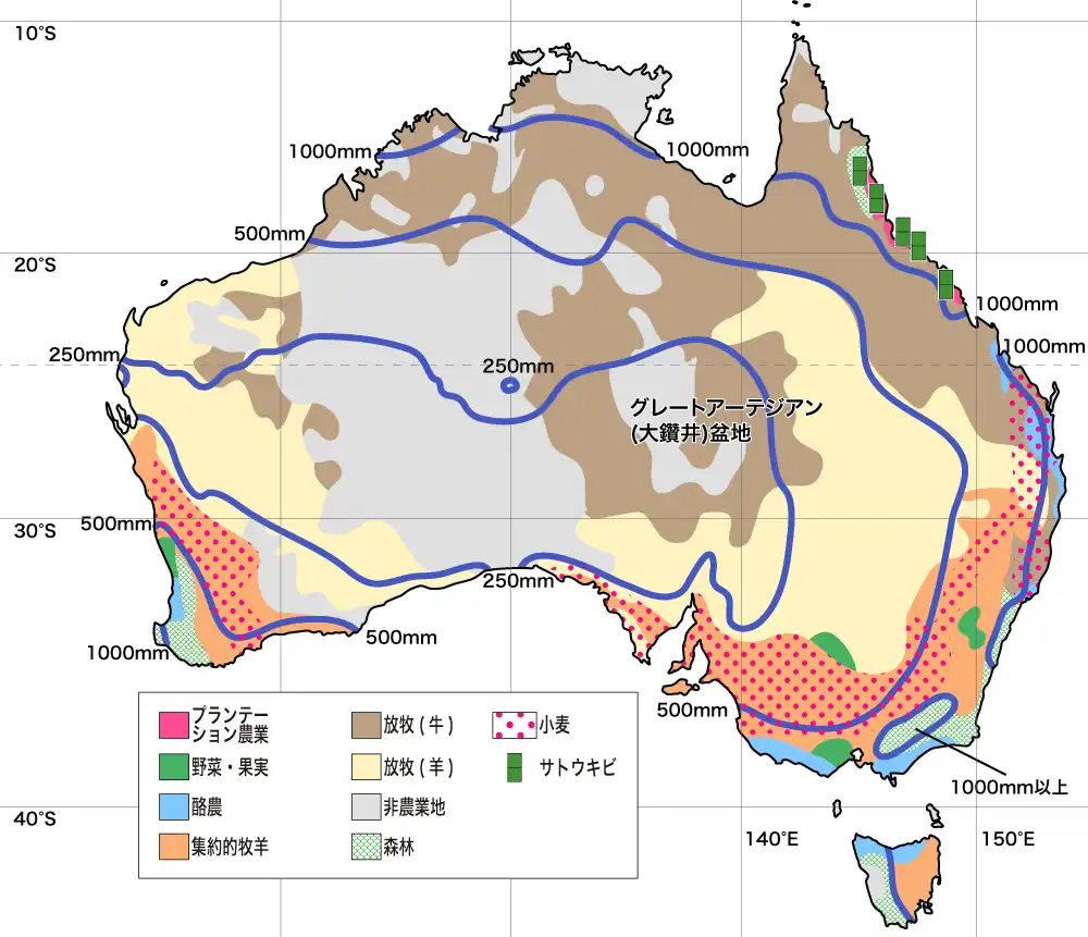 オーストラリアの農業