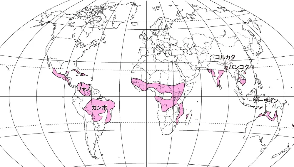 Awが該当する主な都市