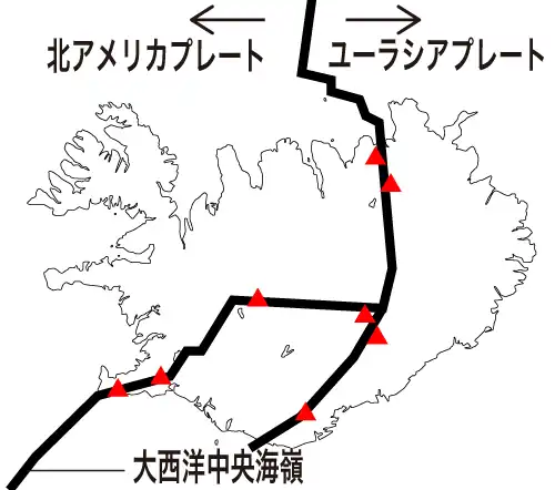 アイスランドの地形