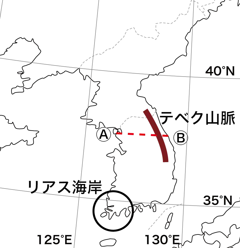 朝鮮半島の地形