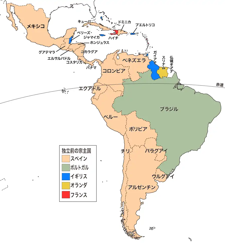 ラテンアメリカの旧宗主国