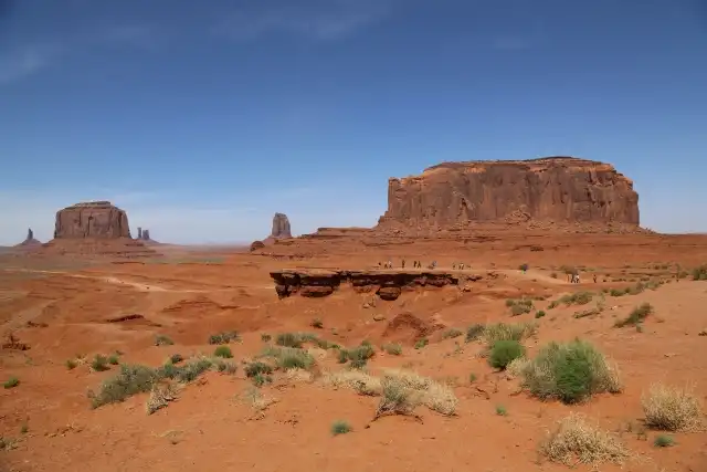 コロラド高原のモニュメントバレー
