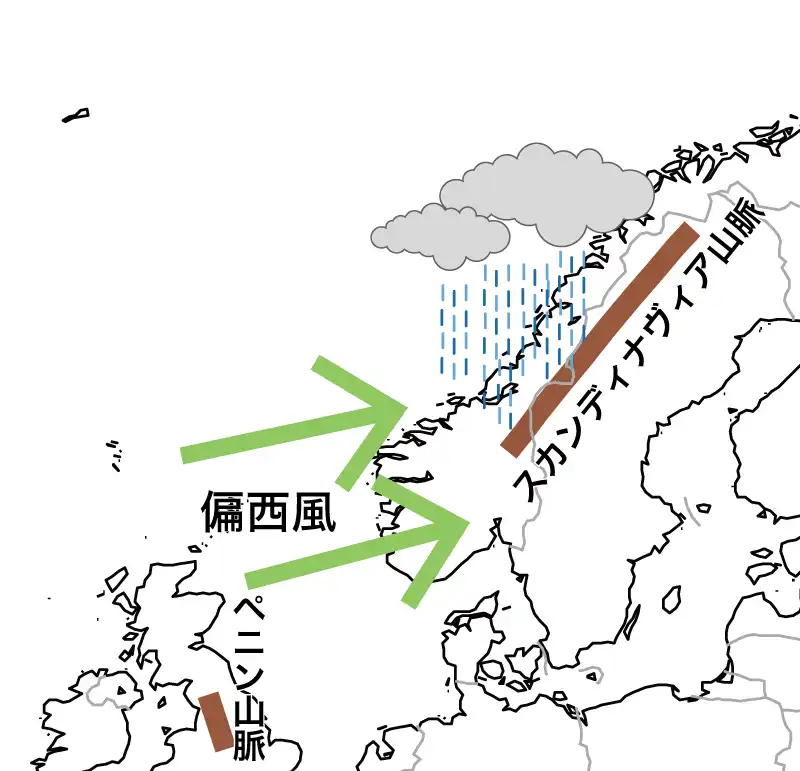 ノルウェーの降水