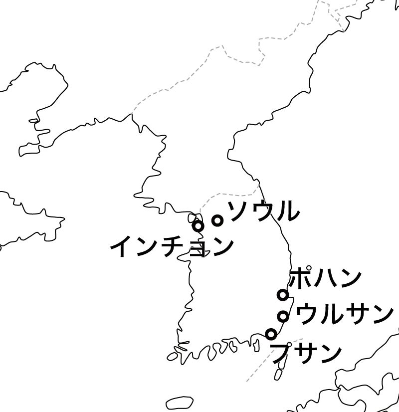 韓国の工業都市