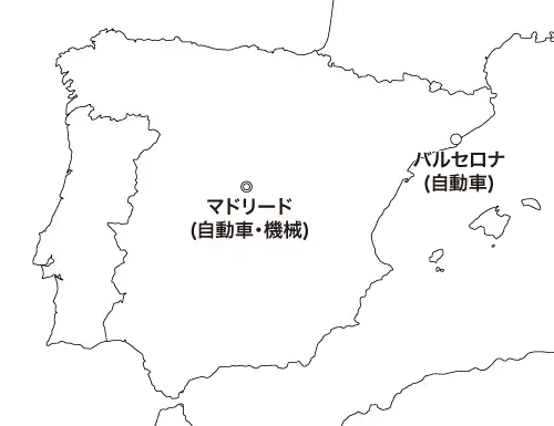 スペインの工業都市