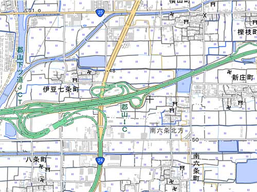 奈良県大和郡山市