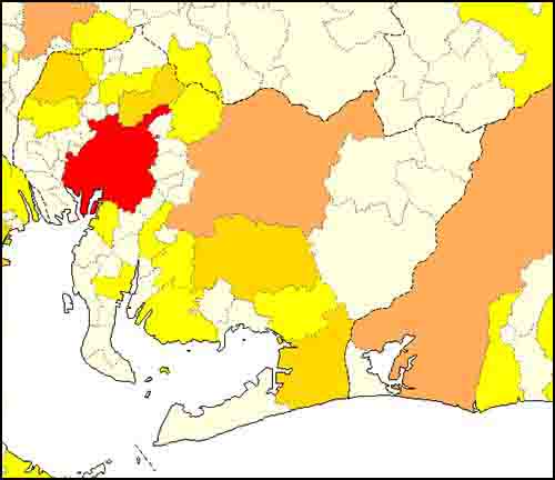 愛知県の人口数