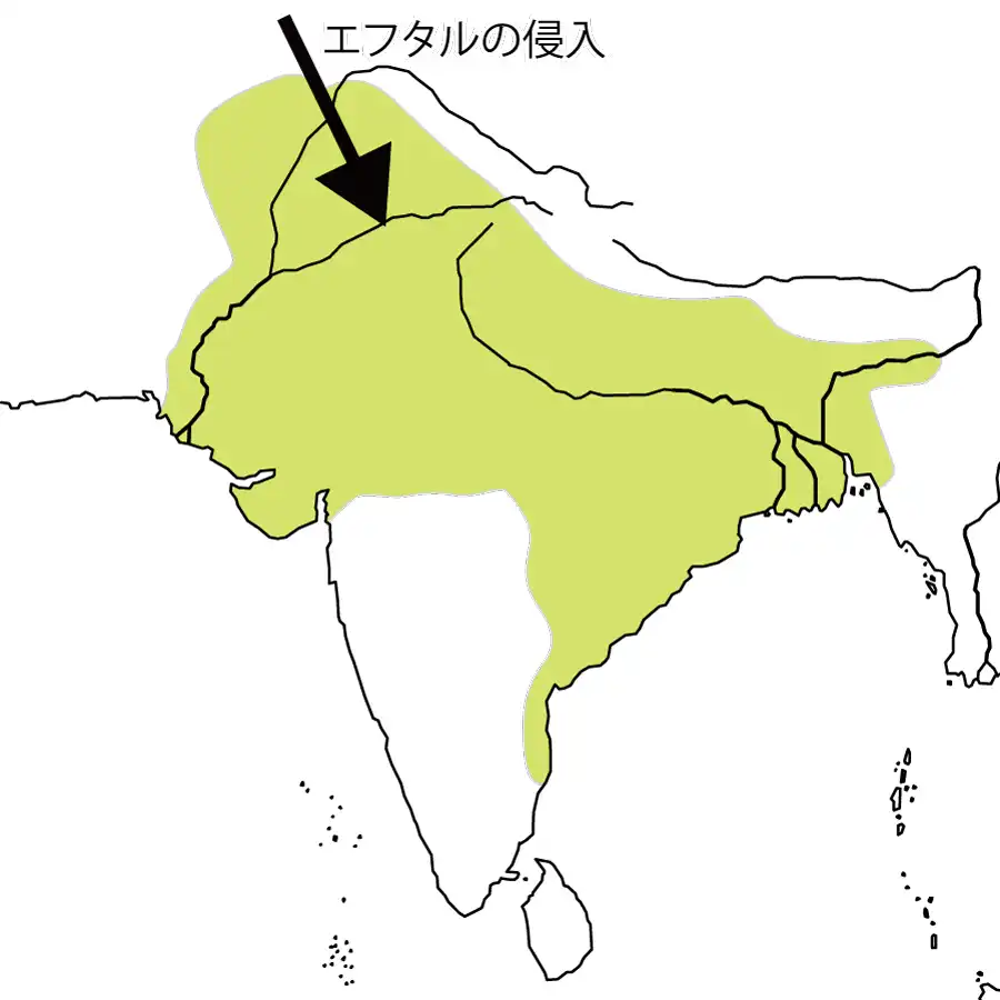 チャンドラグプタ２世時代のグプタ朝
