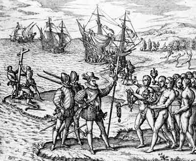 コロンブスの上陸